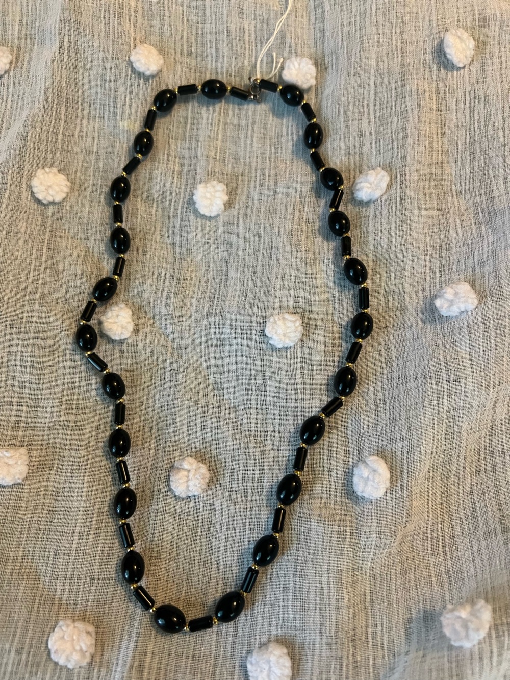 Classic Black Beaded Necklace - Women Jewelry